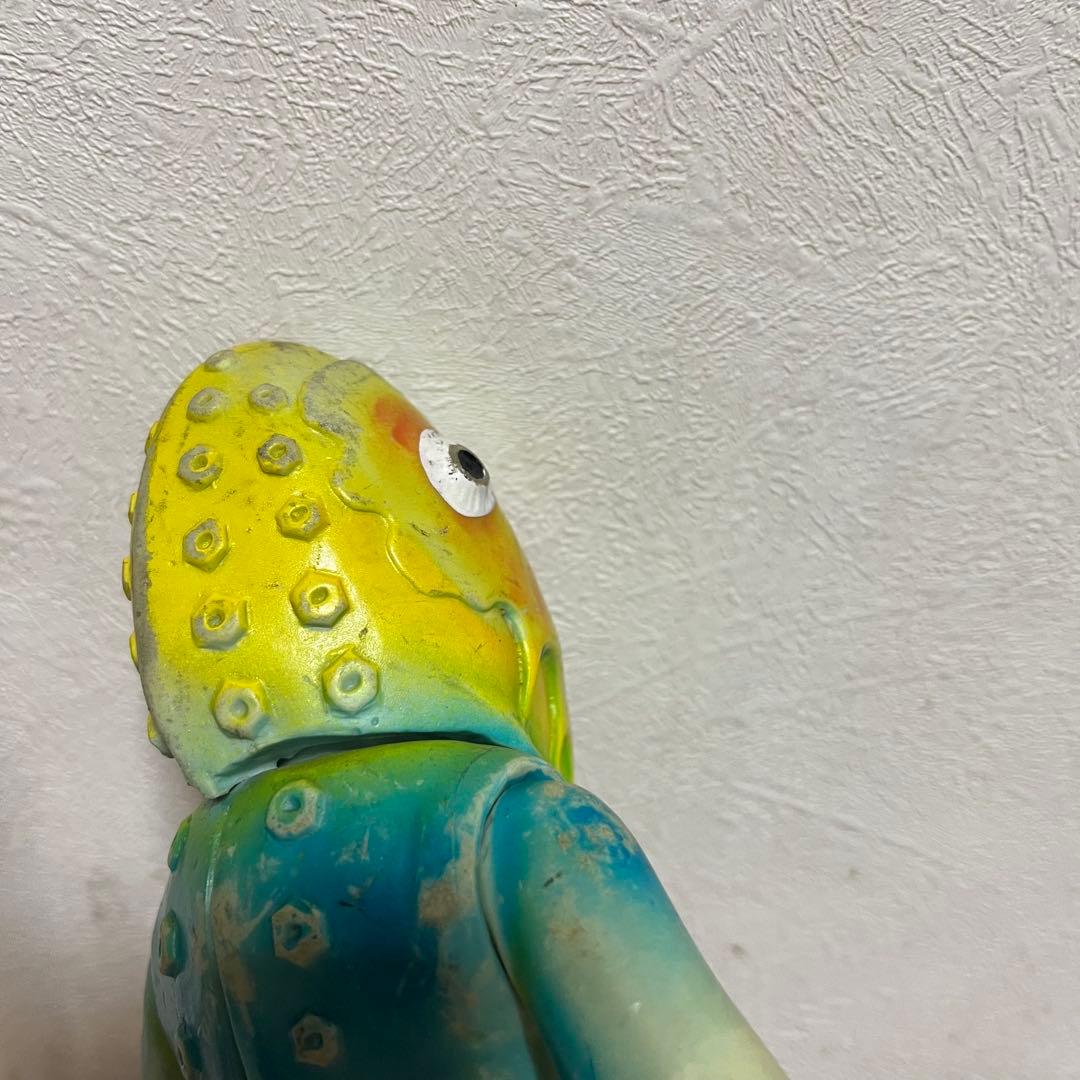 メトロン星人　マルサン　円谷プロ　ソフビ　当時物