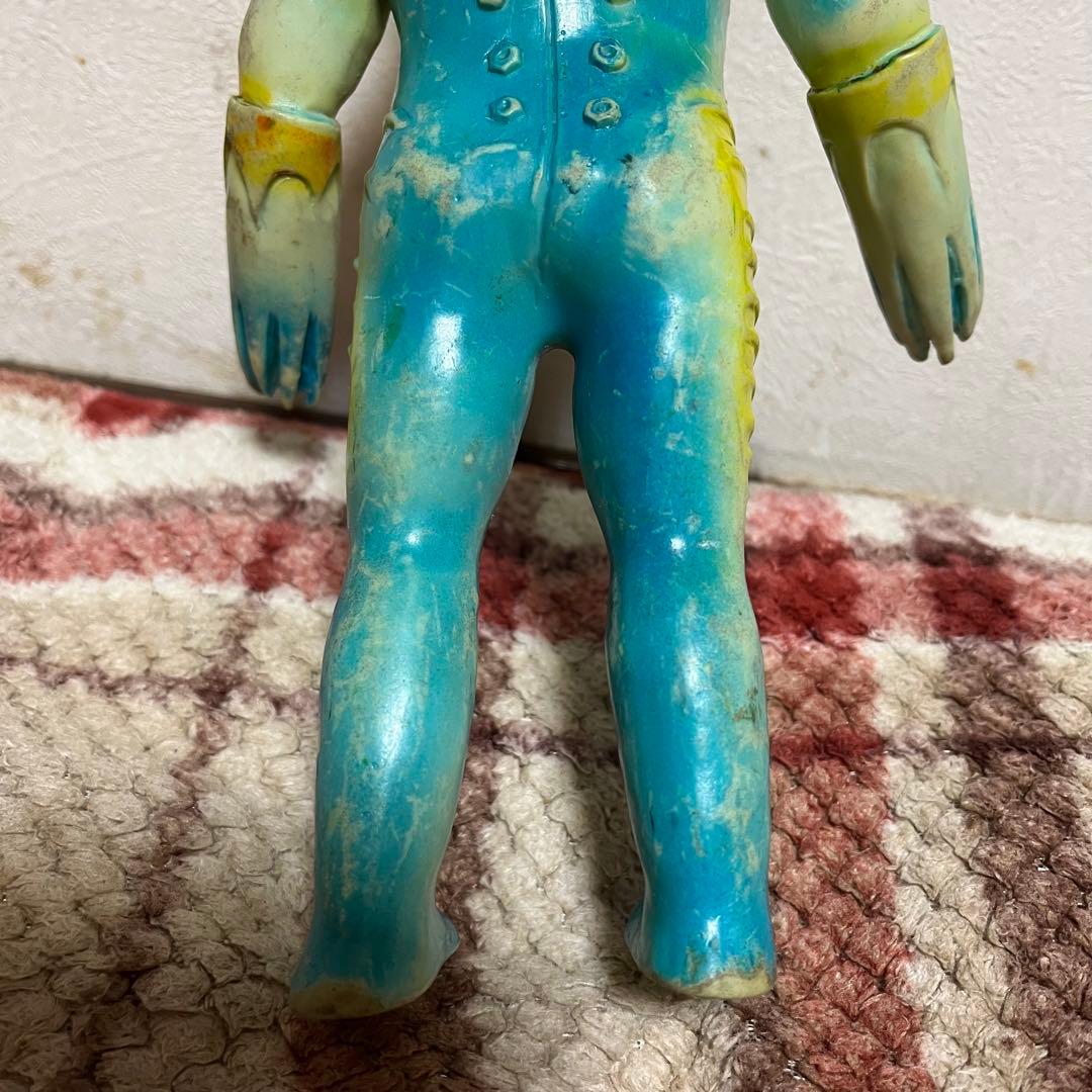 メトロン星人　マルサン　円谷プロ　ソフビ　当時物