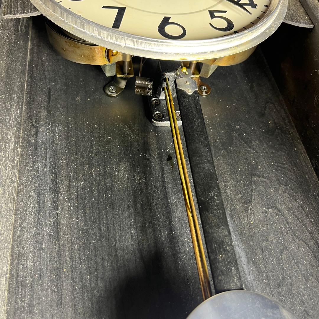 [動作確認済]AICHI TOKEI 掛け時計 振り子式 昭和レトロ 壁掛け時計