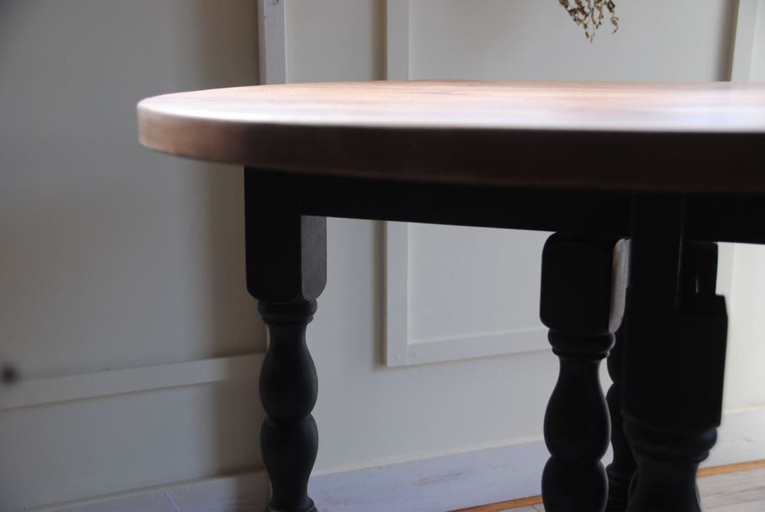 アンティークテーブル　ゲートレッグ　ドロップリーフ　オーク材　サイドテーブル