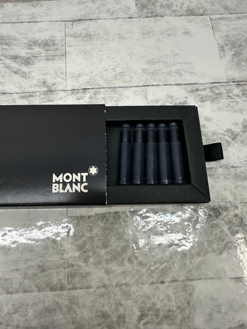 MONT BLANC 万年筆 インクカートリッジ付き ペン先750刻印