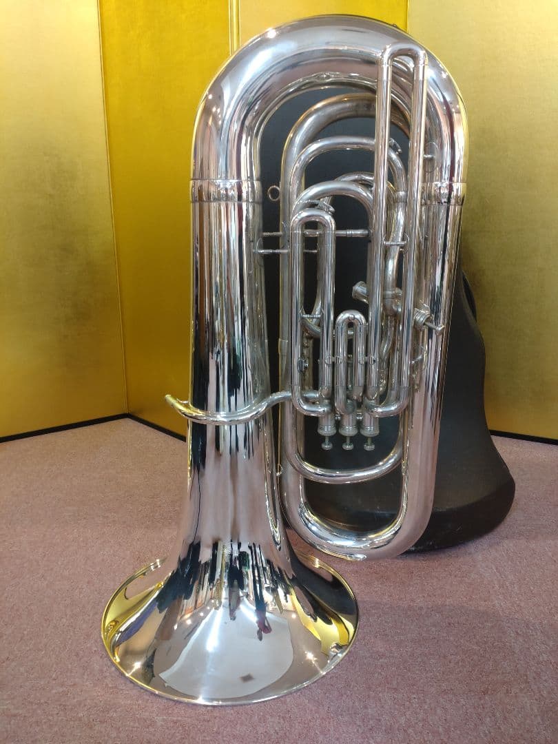 BESSON 700 チューバ シルバー ケース付き