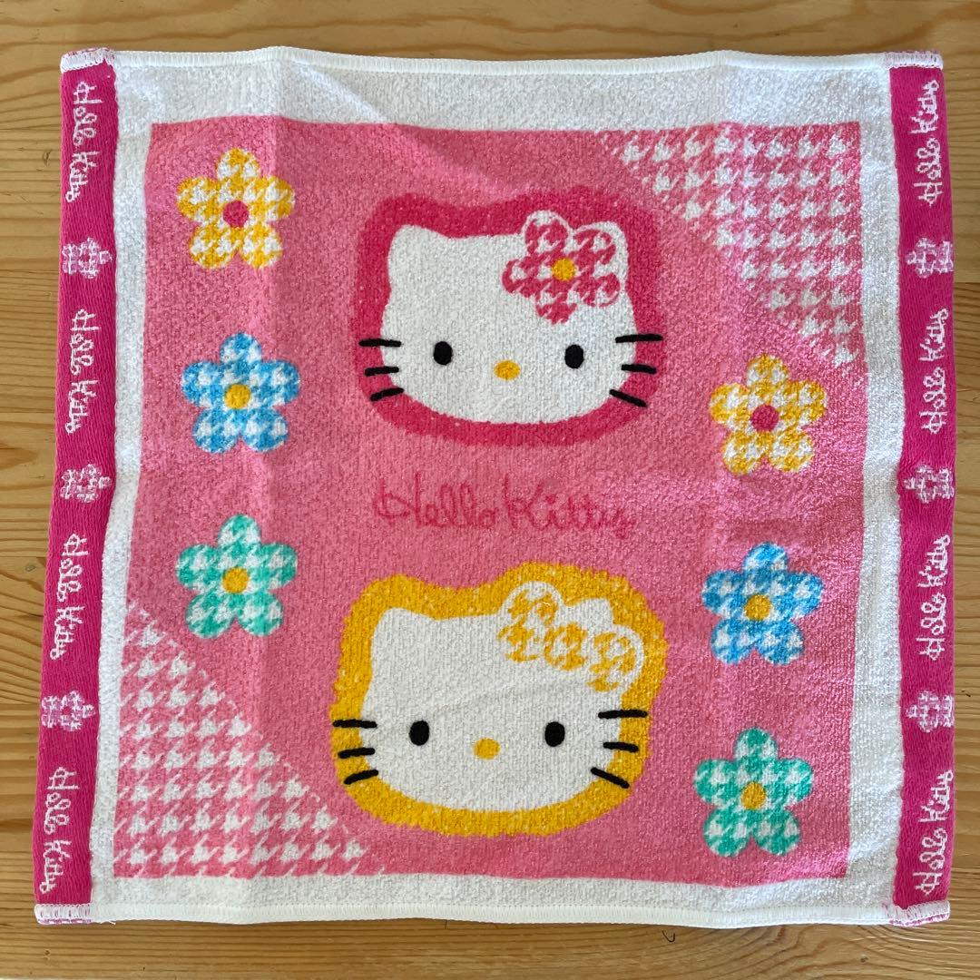 ハンドタオル サンリオ ハローキティ カオハナ - メルカリ