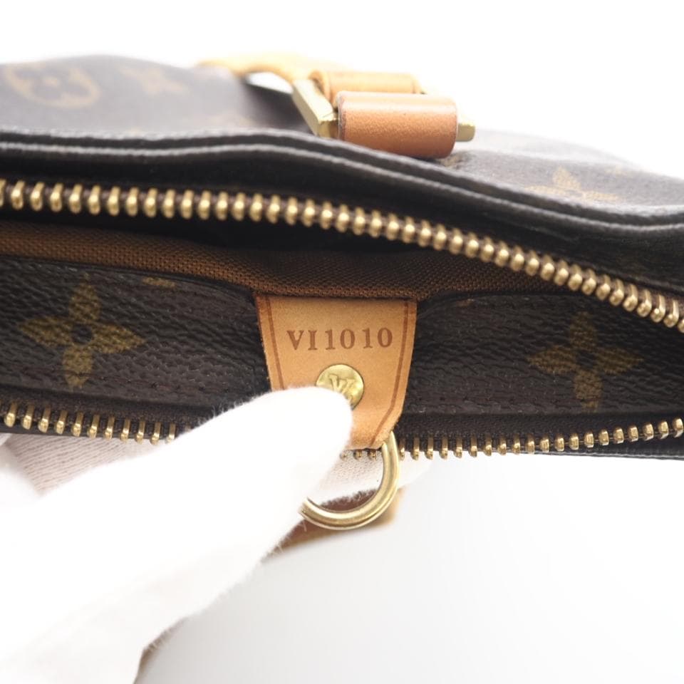 LOUIS VUITTON ショルダーバッグ モノグラム カバ ピアノ ブラウン