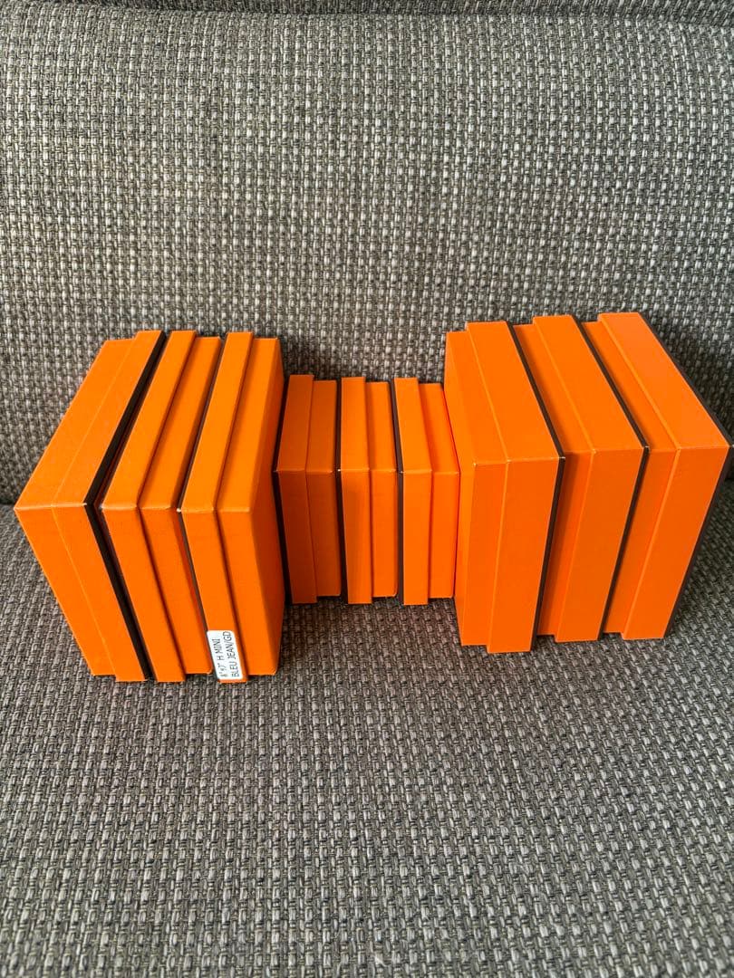 正規品 美品エルメス 時計 ネックレス ピアスなど 入れ 空箱 巾着袋 9