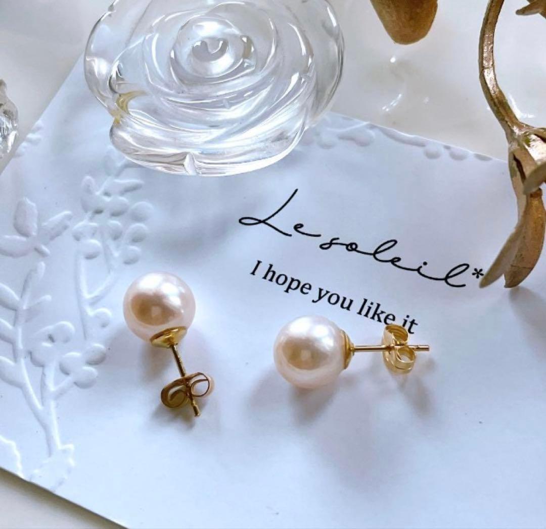 桃色の雲◆ドラゴンスケールカービング✧淡水パールネックレストップ