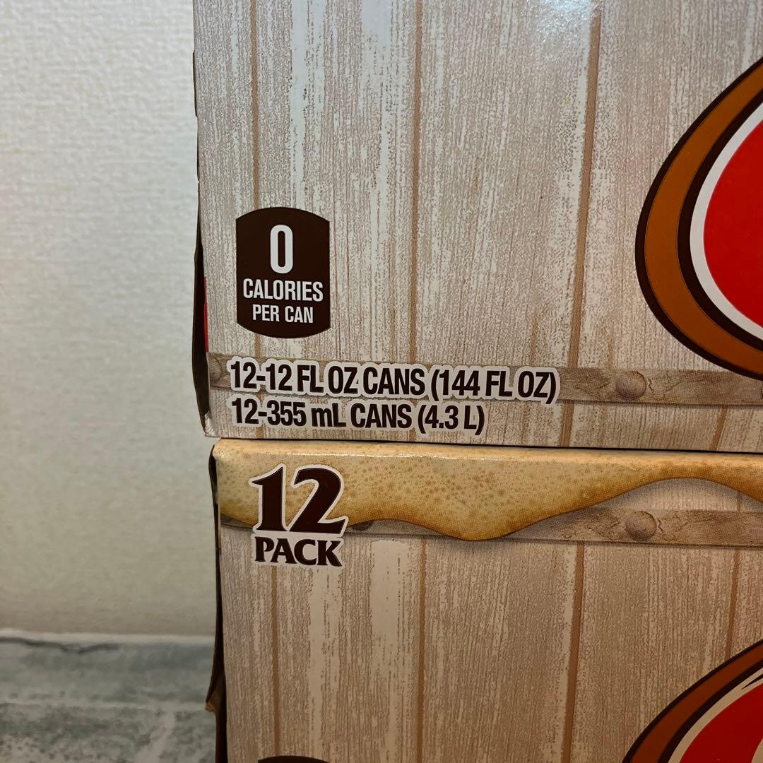 A&W ゼロシュガー ルートビール 12缶✖︎4ケース