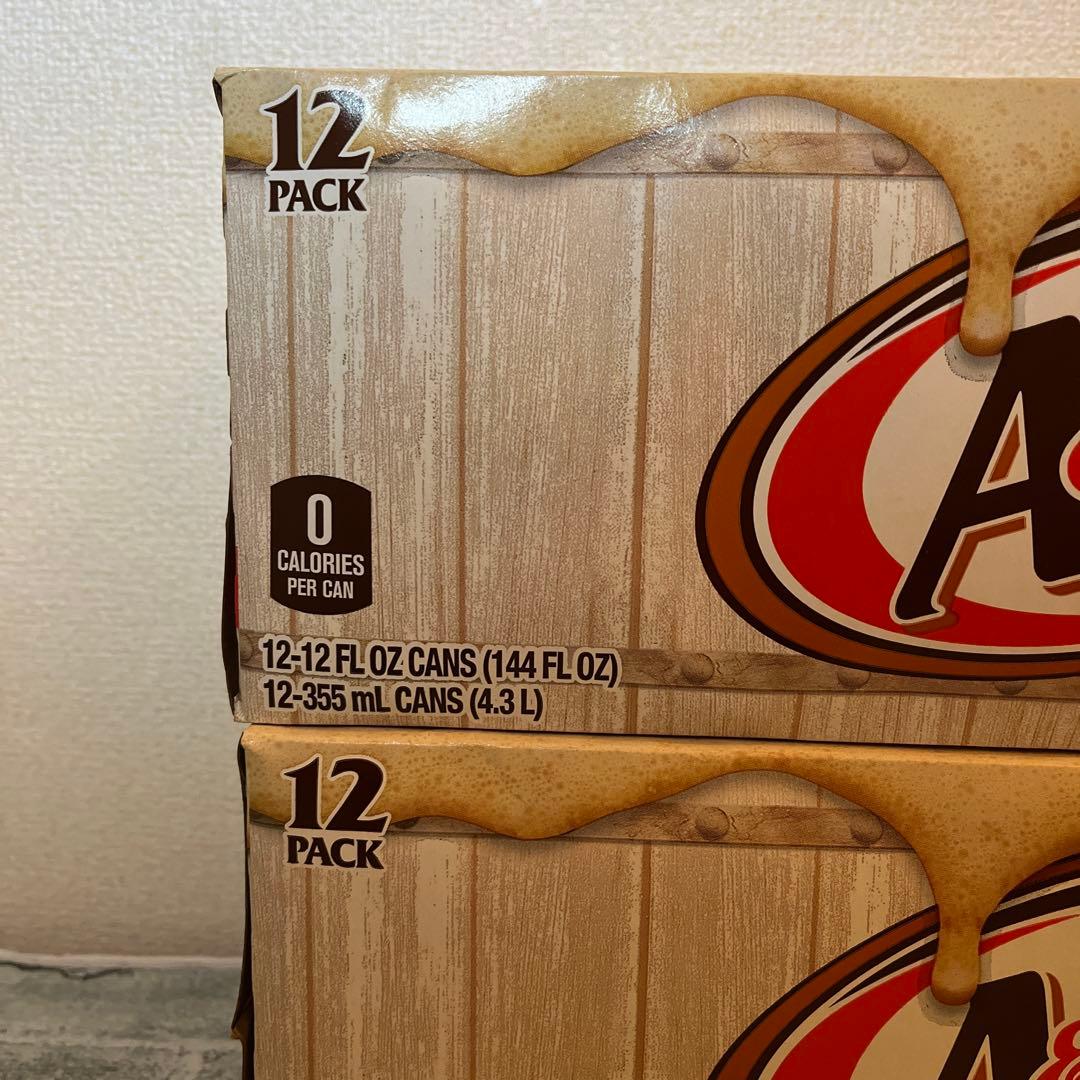 A&W ゼロシュガー ルートビール 12缶✖︎4ケース