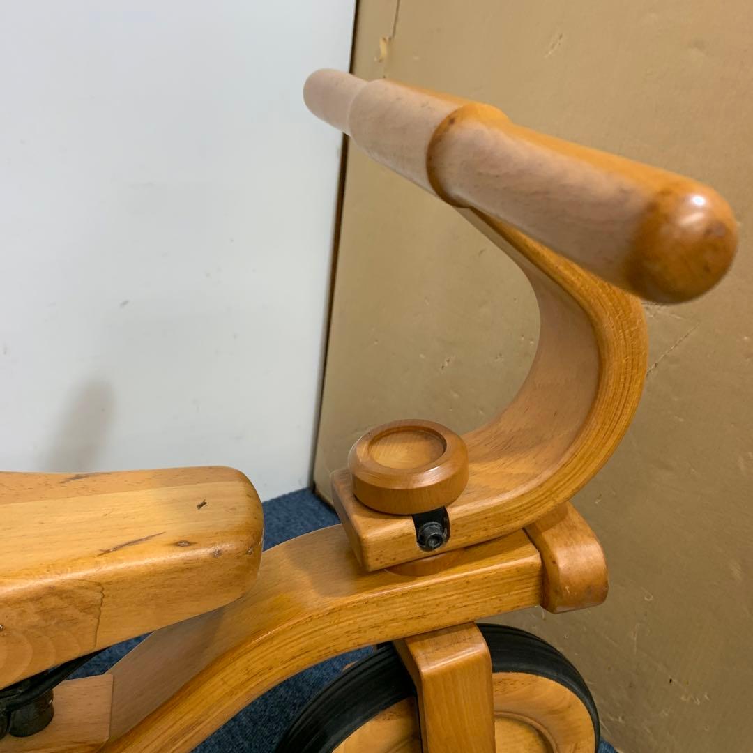 希少 木製 柏木工 KASHIWA幼児用 乗用玩具 三輪車 トライク 希少 木製