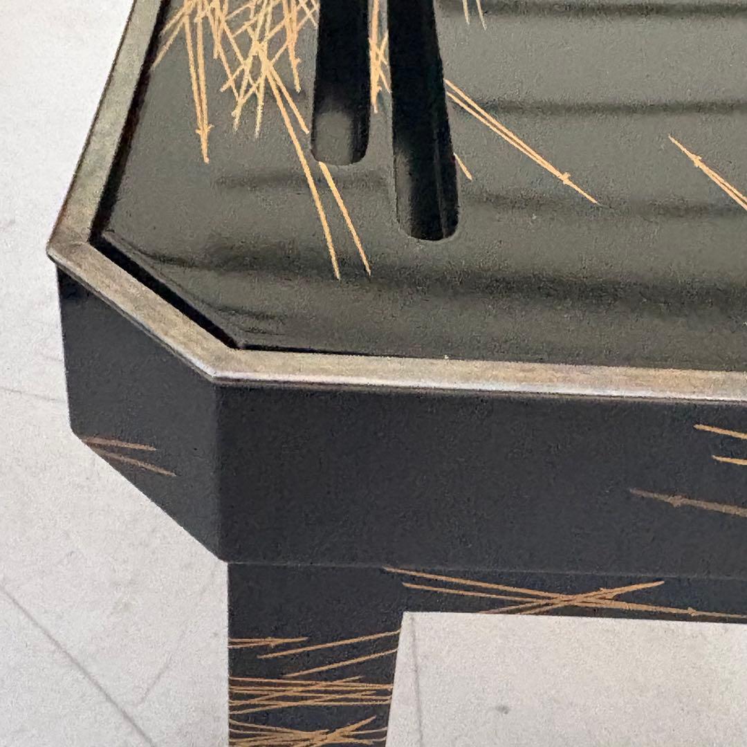 純銀■漆器　蒔絵　作家物　最上級　お正月　おとそ　重箱