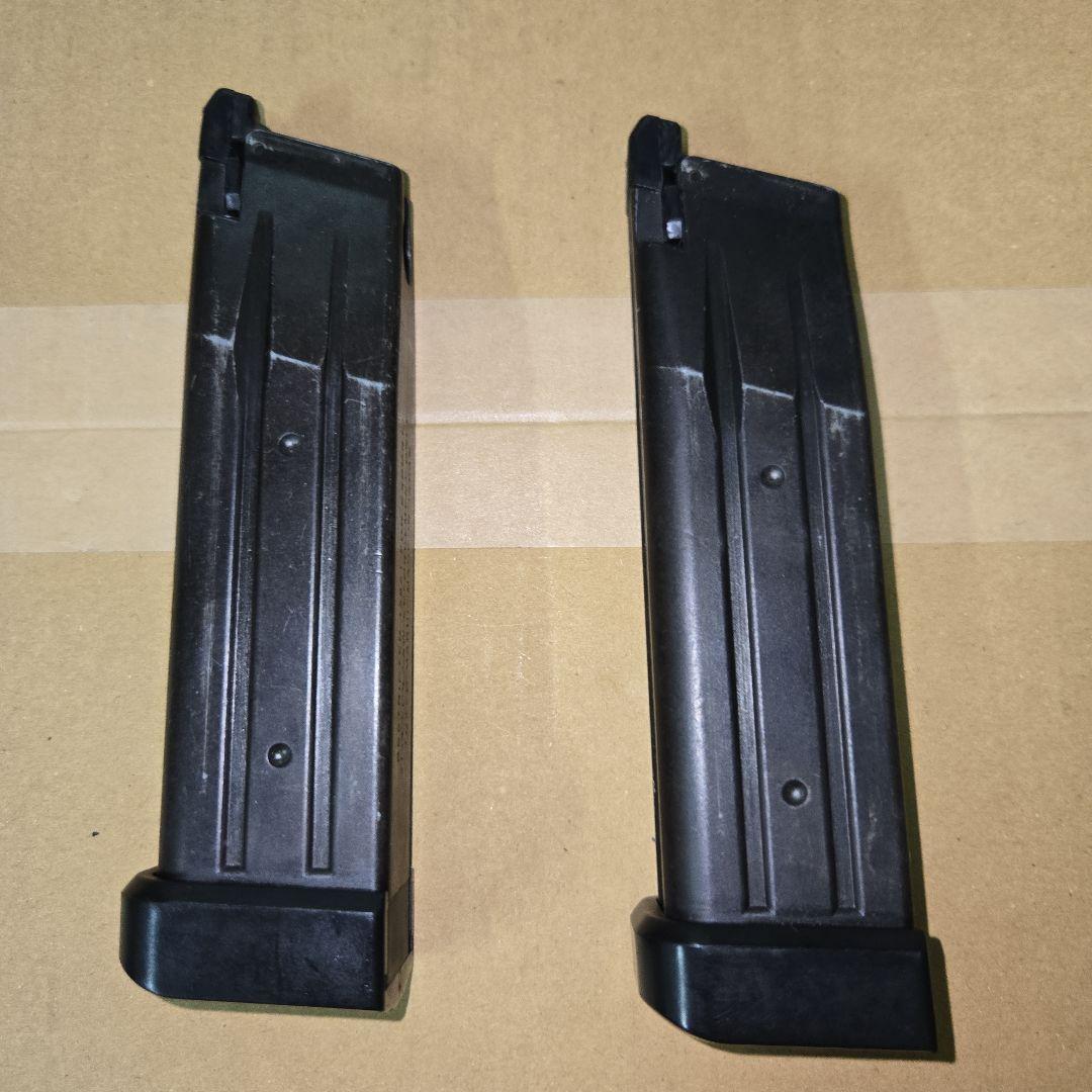 東京マルイ ガスガン　ハイキャパ5.1 ゴールドマッチ　マガジン2個付