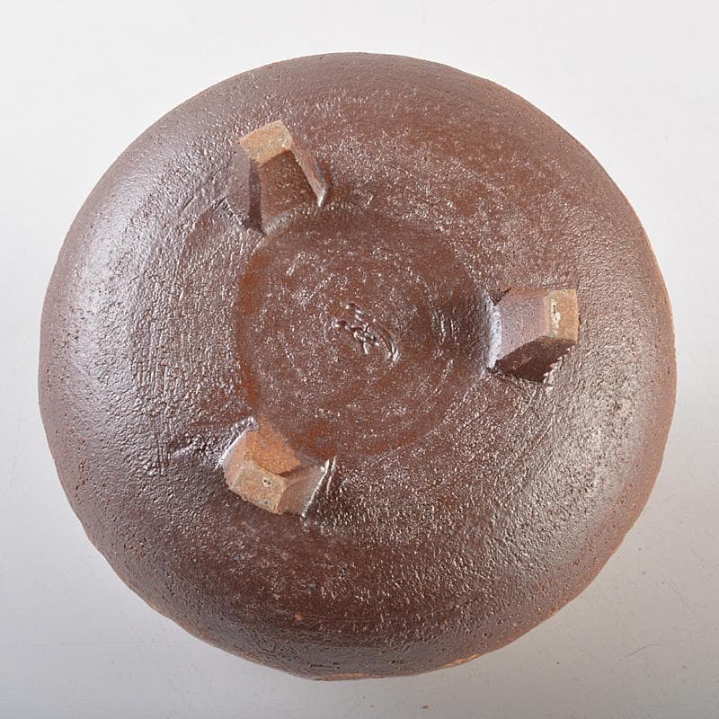 肥前 くろかみ窯 小野竹春作 花文 香炉 共箱 C R7327 - メルカリ