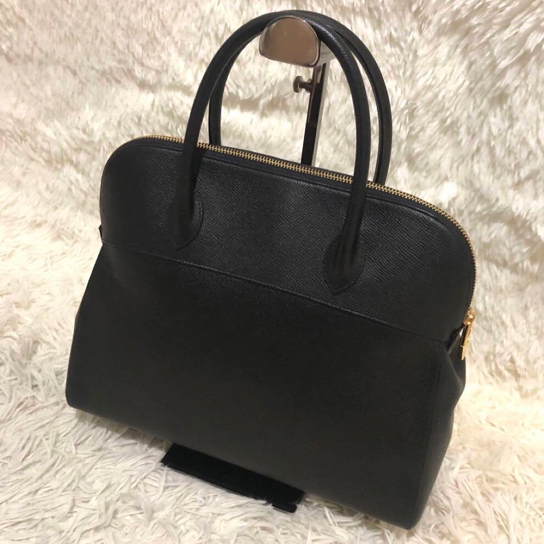 未使用✨銀座 和光 レザー ハンドバッグ ブラック