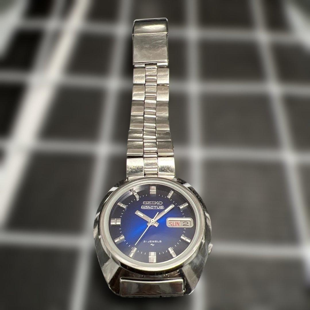S01 SEIKO セイコー ファイブ アクタス 1975年製 メタリックブルー