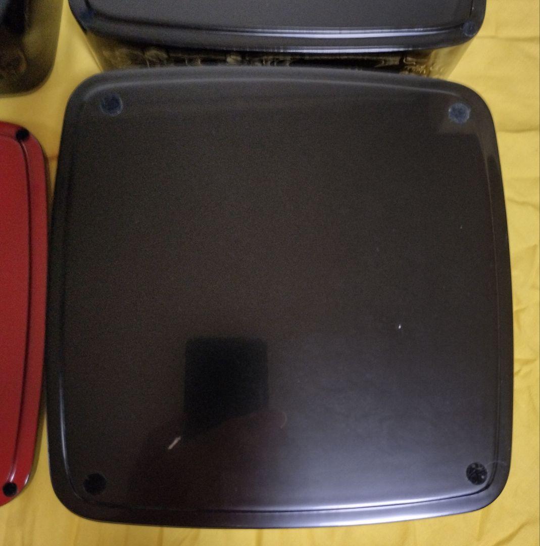 輪島塗　四君子沈金　胴張　三段重