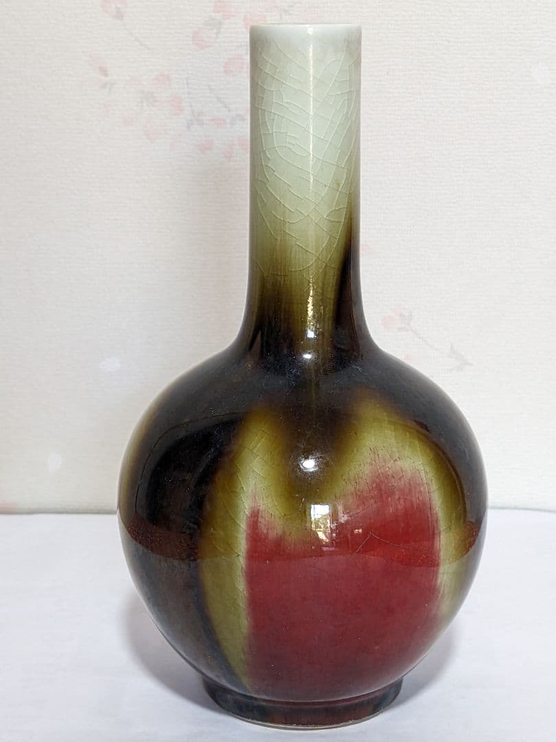 ♦⭐中国 古陶磁 景徳鎮 銅紅釉 瓶 古美術品 コレクション 骨董品アンティーク