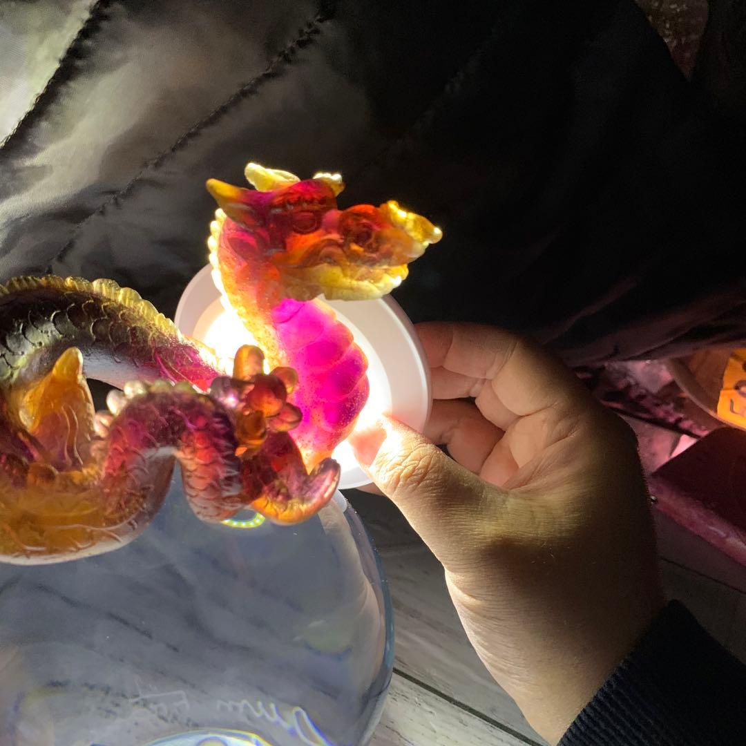 ドームフランス 本体新品同様 竜 龍 辰 ドラゴン 水晶玉 クリスタル