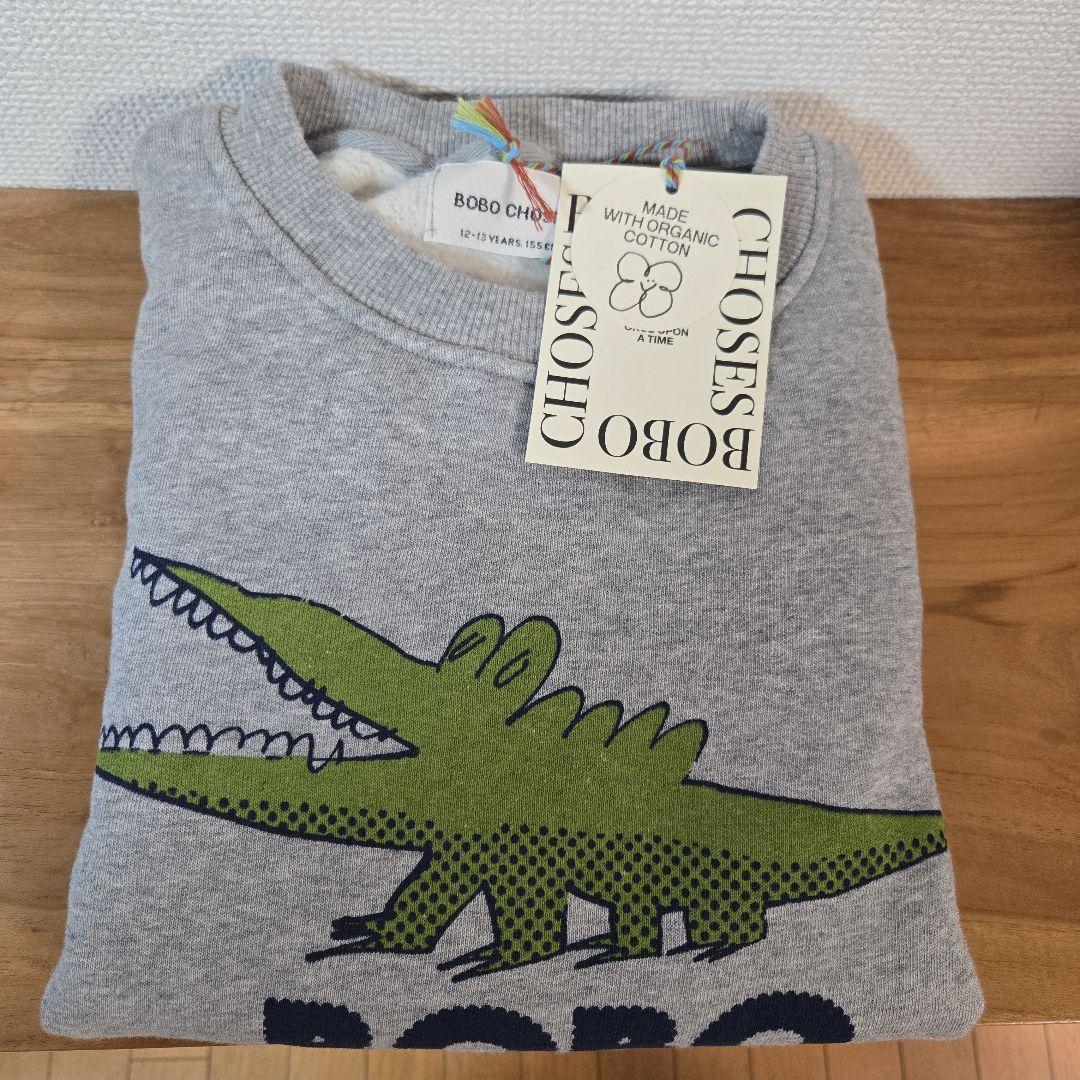 【試着のみ】ボボ・ショーズ） クロコダイル　スウェット(12-13y)155㎝