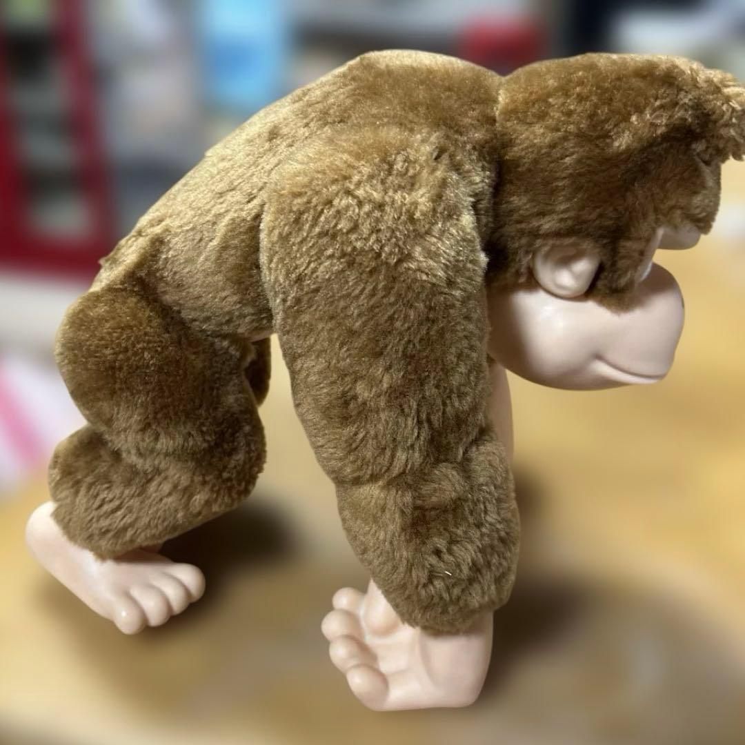 希少品 1994年 アクションポーズ 特大ドンキーコング ソフビ レトロ