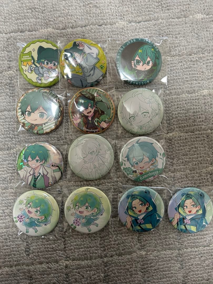 さんちゃんく 雨栗 米将軍 缶バッジ まとめ売り バラ売り⭕️ 即購入