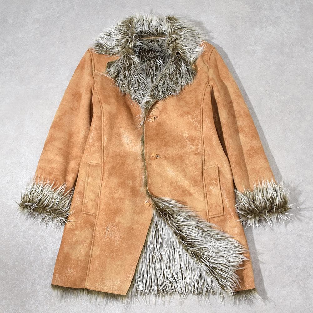 平成 y2k semantic design ファー ムートン コート L