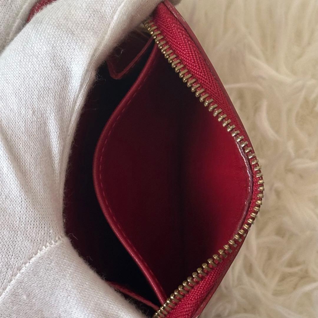 ✨️美品✨️ ルイヴィトン ヴェルニ モノグラム ケース 光沢 レザー 赤