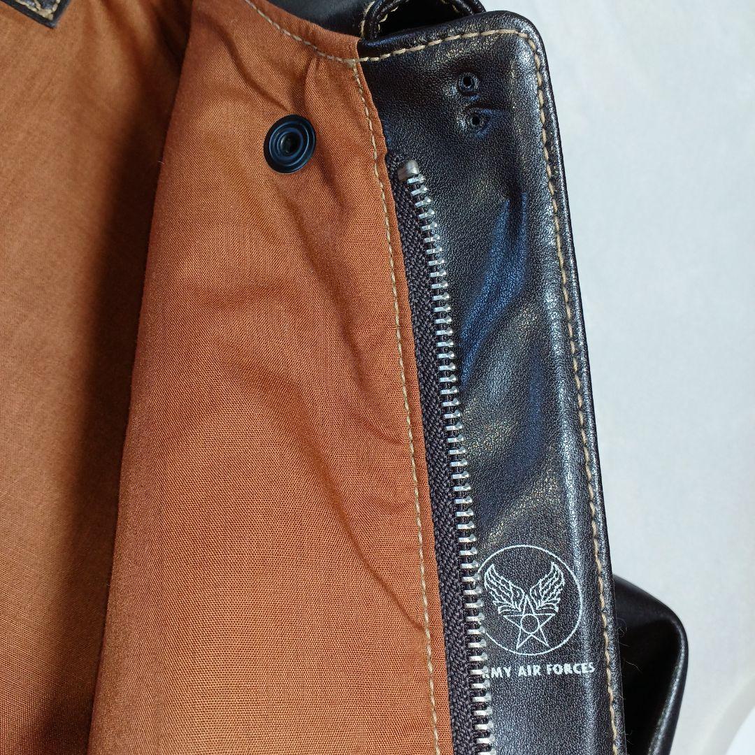 中田商店 モーガンメンフェスベル A-2 フライトジャケット 焦茶 サイズ