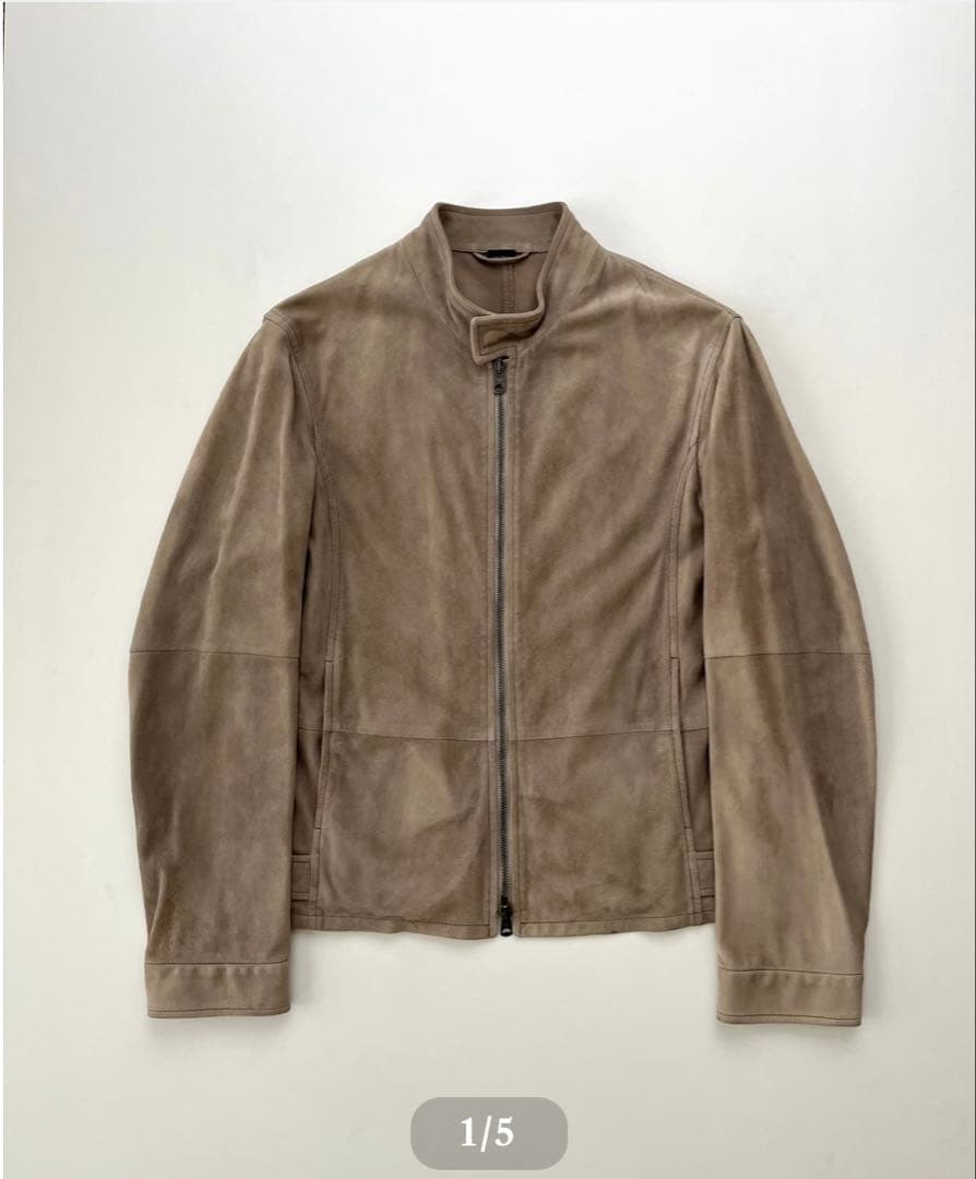 ジャケット・アウター EMPORIO ARMANI SS2004 Suede Biker Jacket EMPORIO ARMANI SS2004 Suede Biker Jacket Emporio Armani Suede