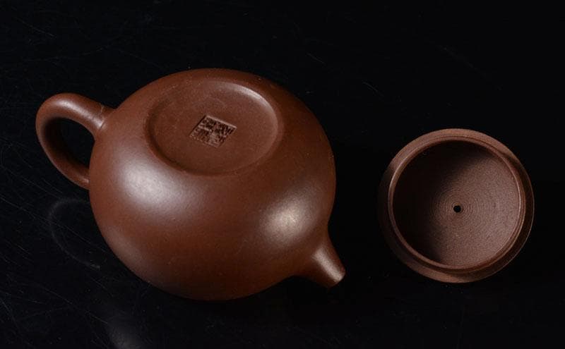 中国 紫砂 朱泥 急須 茶壷 在銘 M R5365E 美術品・アンティーク