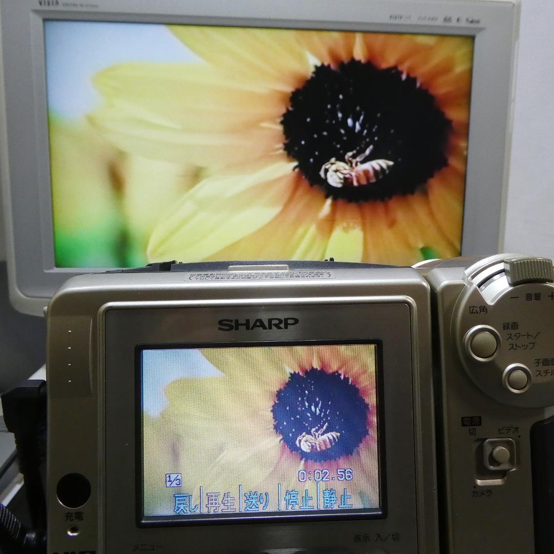 美品・動作良好　Video.Hi8 シャープVL-EH500 8ミリビデオカメラ