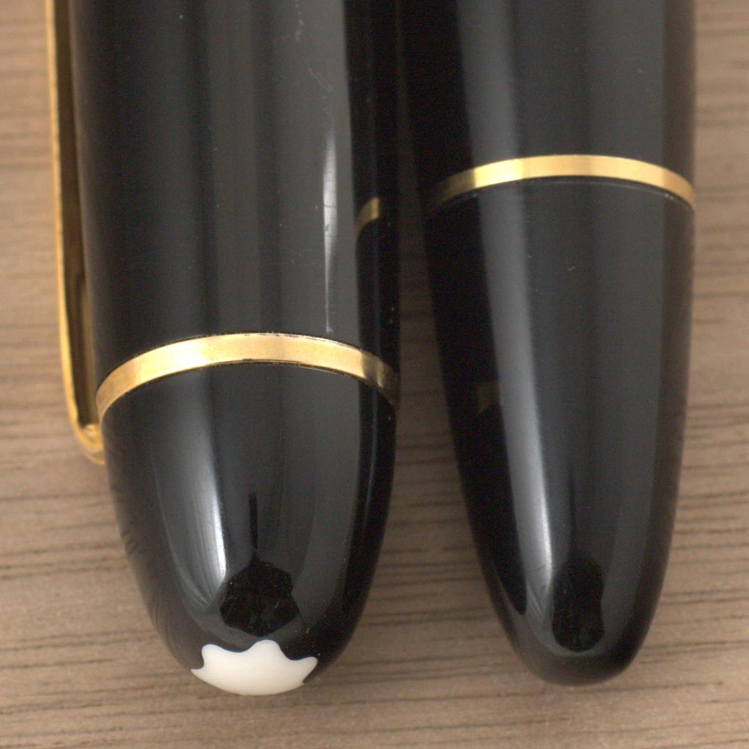 MONTBLANC 149 万年筆 18金EF3帯段なしエボナイト芯インク箱付き