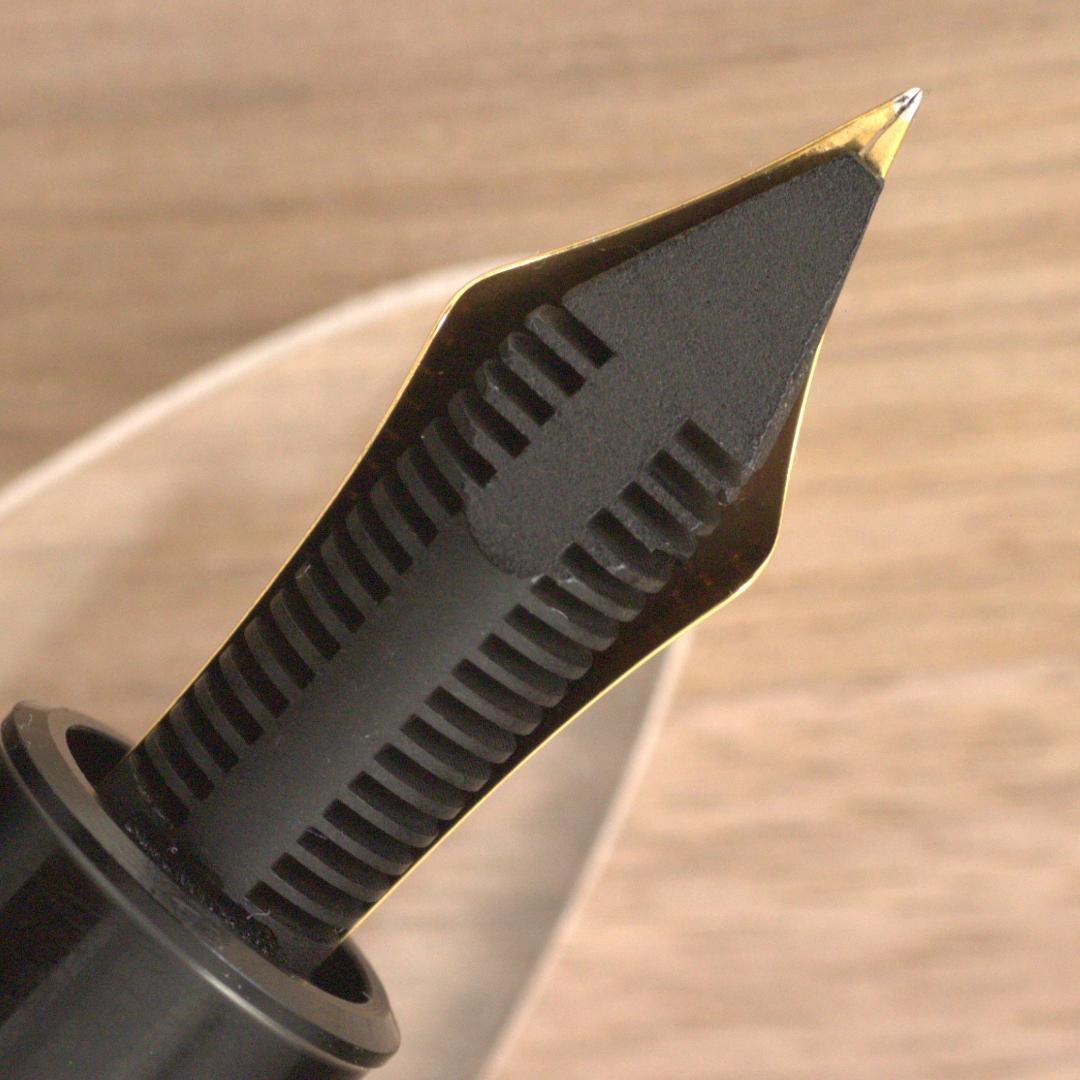 MONTBLANC 149 万年筆 18金EF3帯段なしエボナイト芯インク箱付き