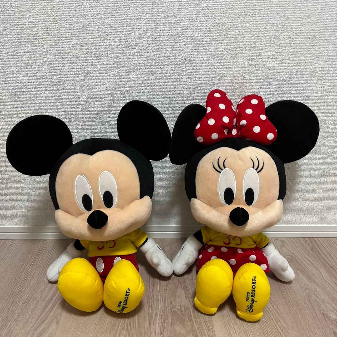 ディズニー ミッキー ミニー ぬいぐるみセット 30周年
