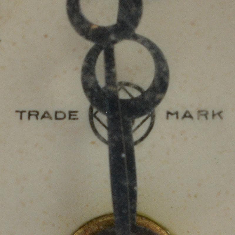 南部鉄器 山京銘 鉄瓶形小型置時計 ジャンク品 M R5815