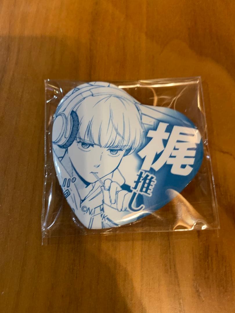 wind breaker 梶蓮 推しアピール ハート 缶バッジ