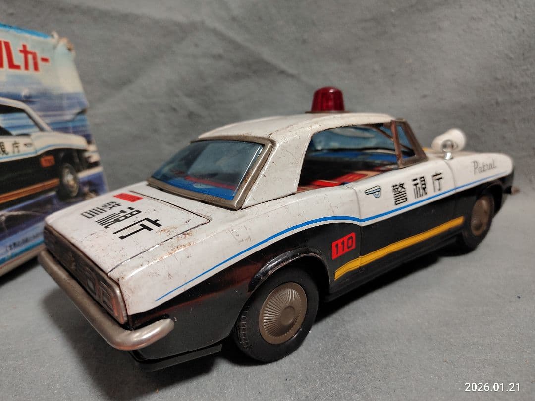 昭和レトロ1960年代 マスダヤ パプパプサイレン警視庁パトロールカー