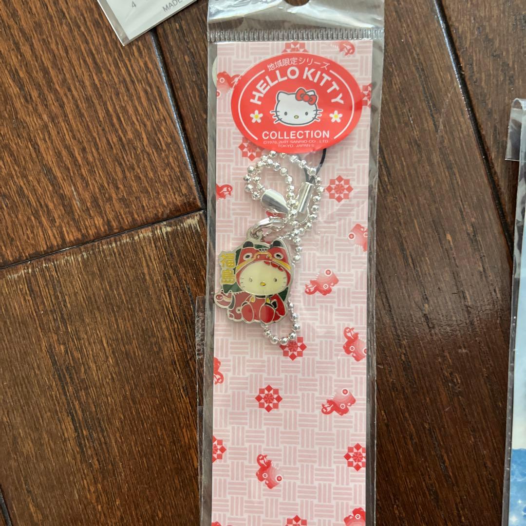 激レア　キティ　ご当地ストラップ6個セット