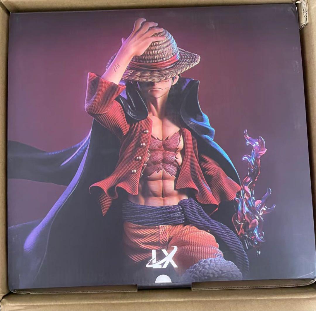 ワンピース LX-STUDIO 四皇 ルフィ フィギュア - メルカリ