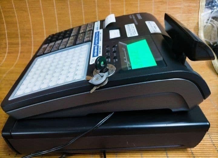 カシオレジスター TK-2500 店名無料 コンパクト上位機種 741888 CASIO