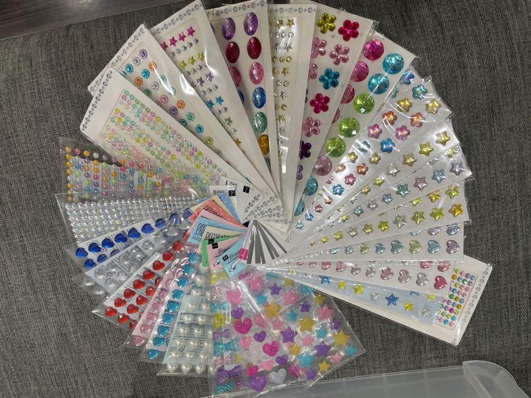 シール集め引退　527枚　100均中心　キャラクターシール　多種類　まとめ売り