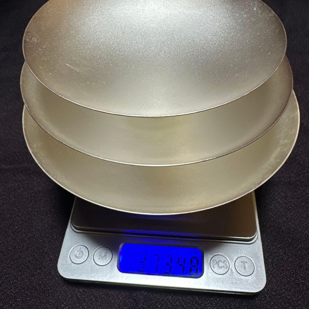 純銀　杯　小中大　3点セット　373g