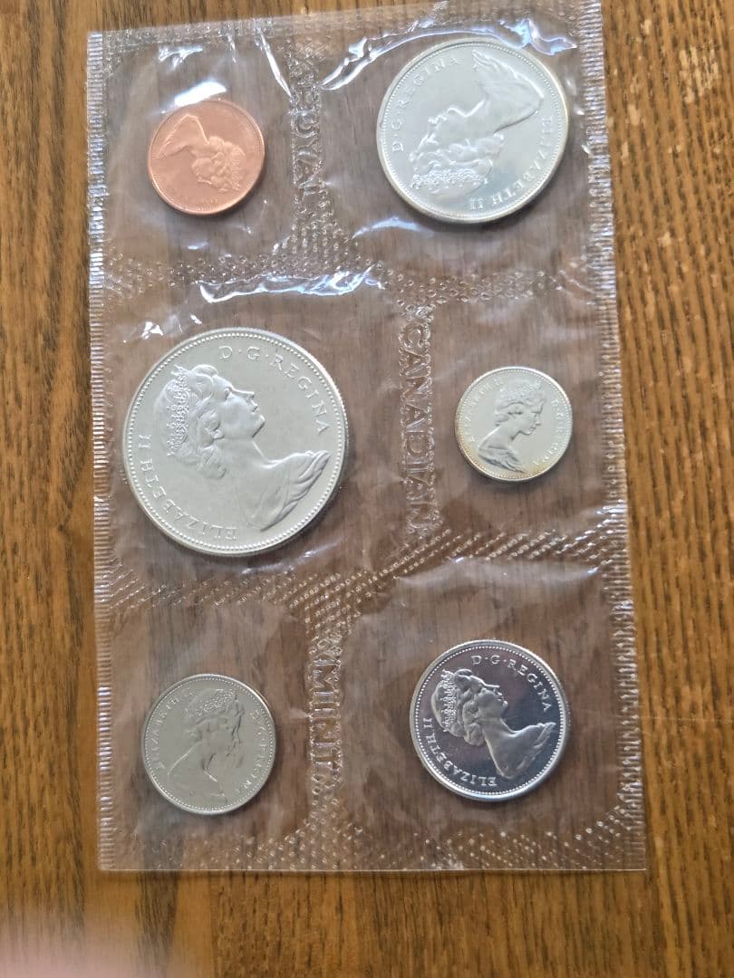 プルーフライク) カナダ連邦 建国100周年記念 コインセット 1967