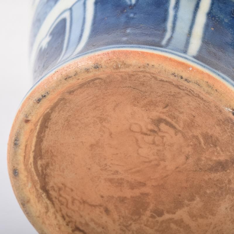 中国 青花 花卉雲龍鳳凰文 梅瓶 V 6953 - メルカリ