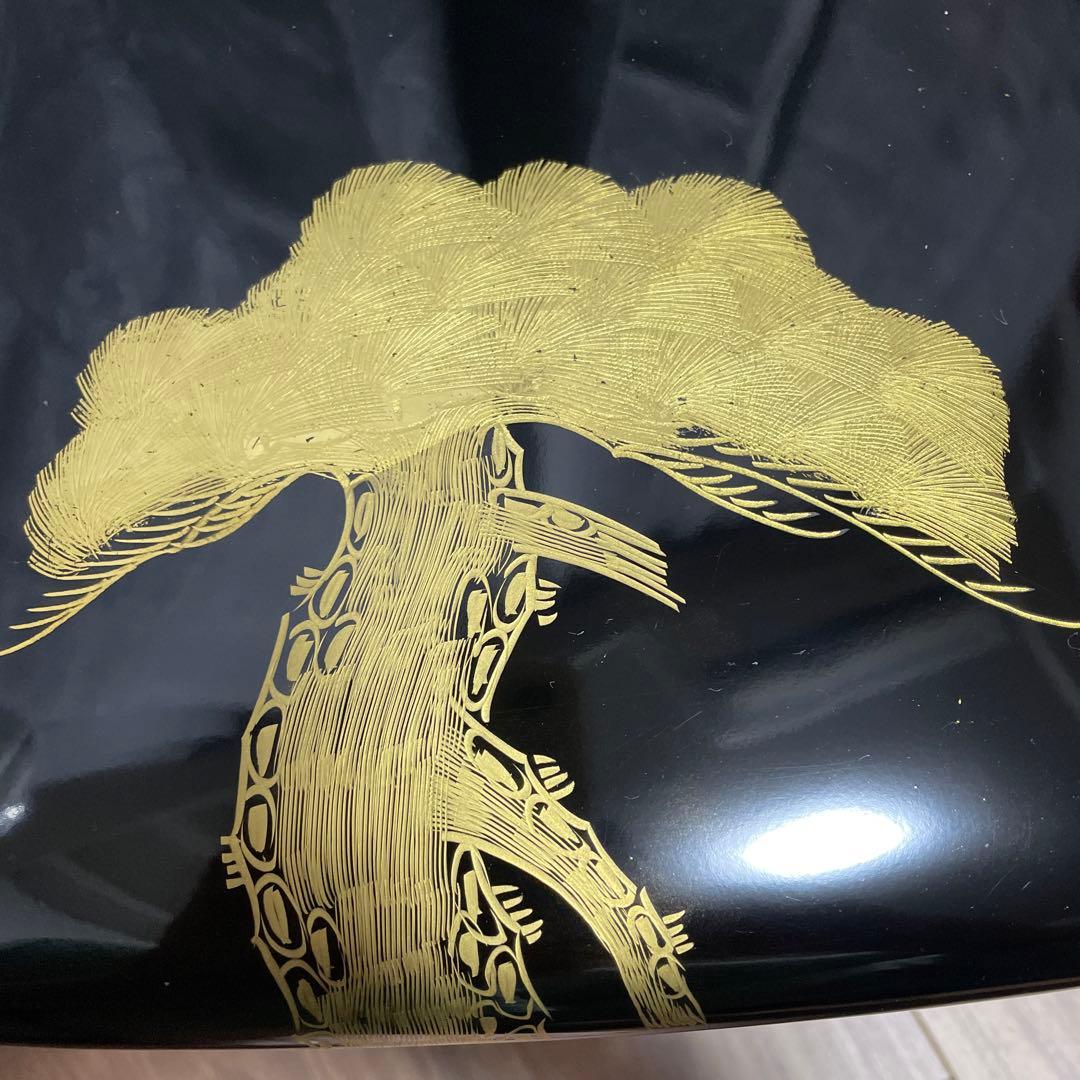 お重箱　　骨董　漆塗り