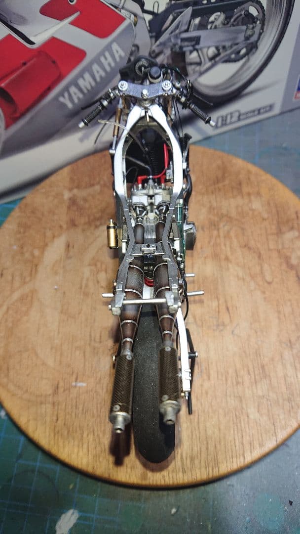 ヤマハ TZR3MA(改)88\"TZ250M本間利彦仕様 完成品 ハセガワタミヤ