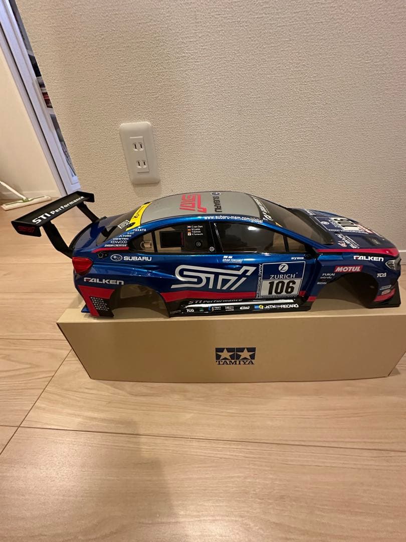 ラジコン　タミヤ　XB SUBARU WRX STI NBR 完成品