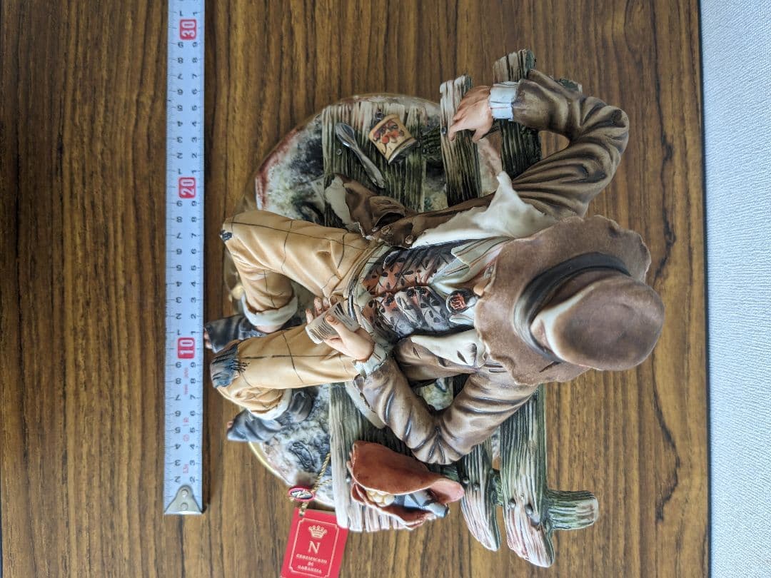 イタリア製 カポディモンテ フィギュリン 陶人形 置物 - メルカリ