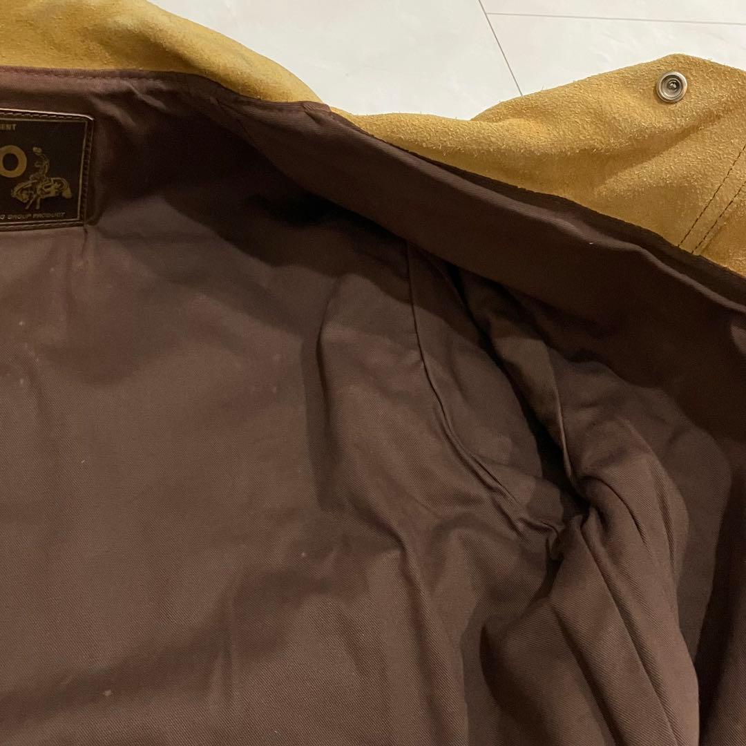 希少サイズ40】AERO LEATHER スエード トラッカージャケット