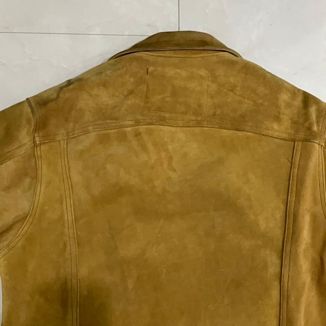 希少サイズ40】AERO LEATHER スエード トラッカージャケット