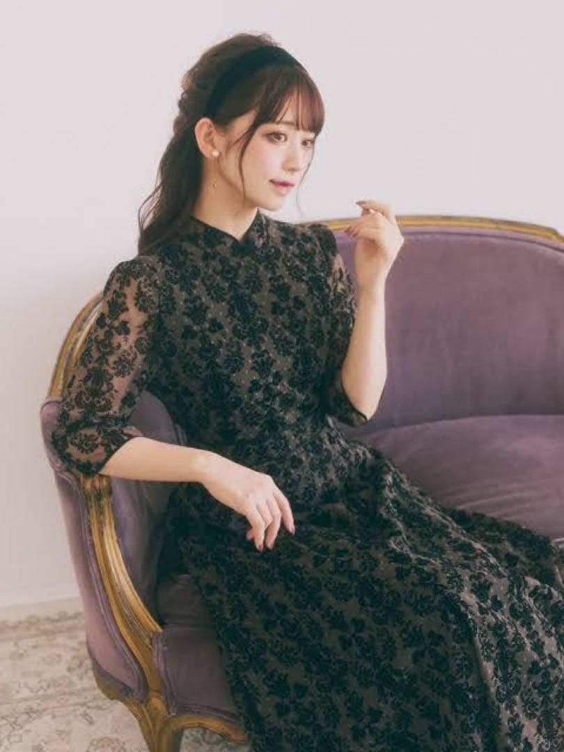 STRIPE CLUB☆ ドレス ワンピース オケージョン 深澤翠 チャイナ釦